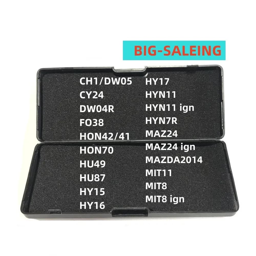 Lishi 2 en 1 NSN11 HU87 MAZ24 NSN14 TOY43AT FO38 MIT8 HU64