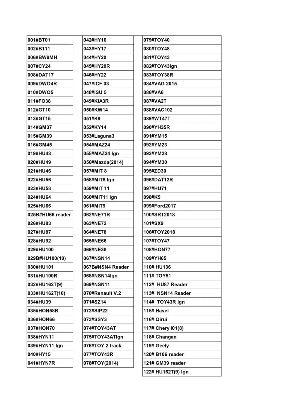 Lishi 2 en 1 NSN11 HU87 MAZ24 NSN14 TOY43AT FO38 MIT8 HU64