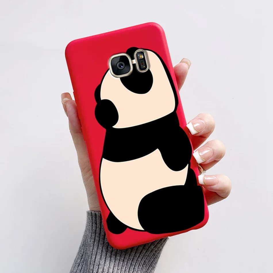 Coque en silicone ours mignon dessin animé grenouille pour