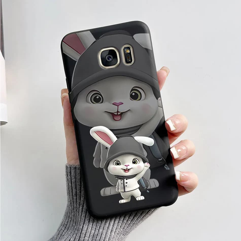 Coque en silicone ours mignon dessin animé grenouille pour