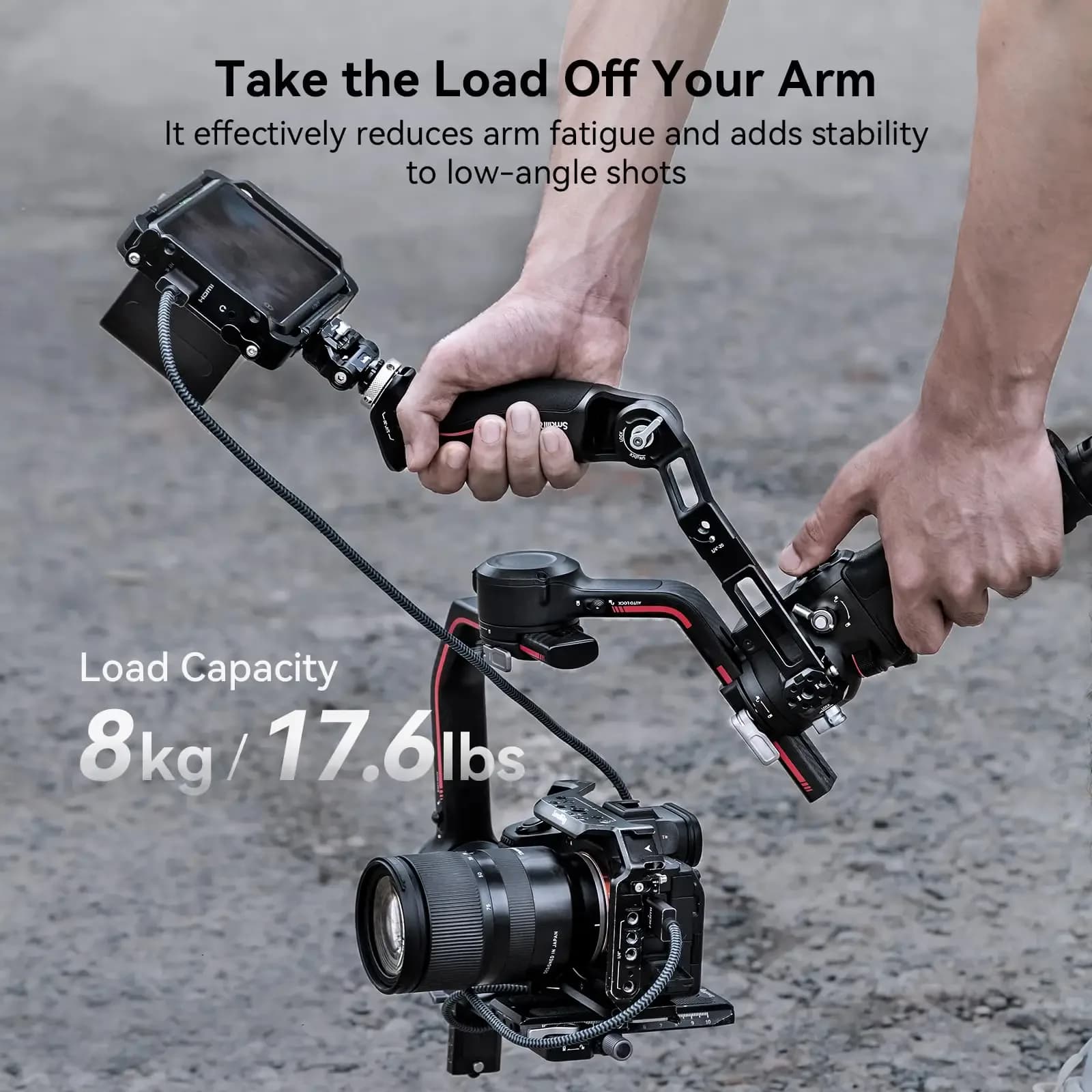 SmallRig-Sling Touriste Handgrip, Monitor Mount