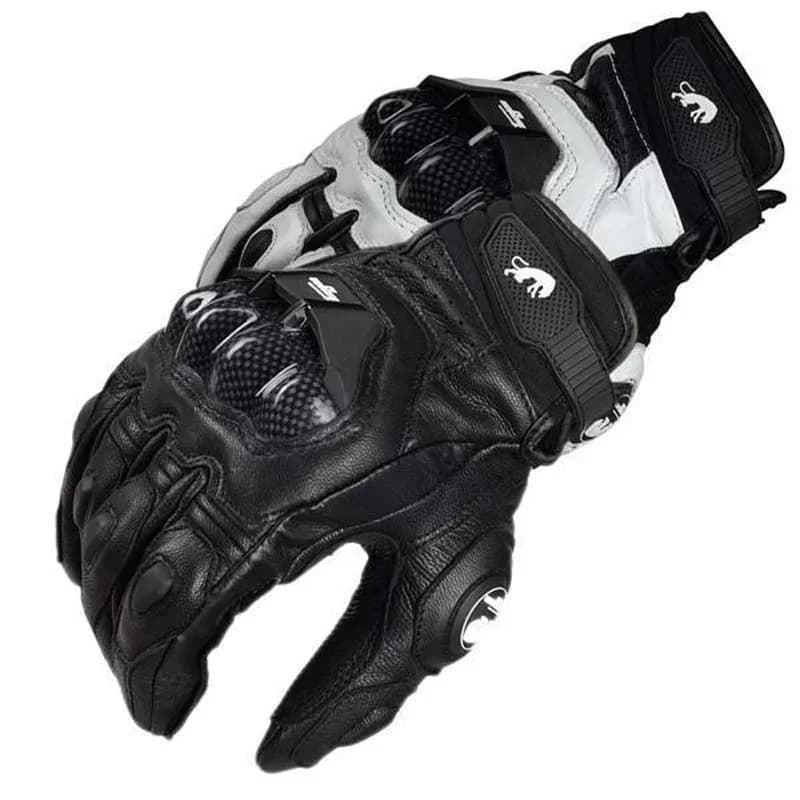 Hommes femmes 4 saisons conduite Supertech noir/blanc moto