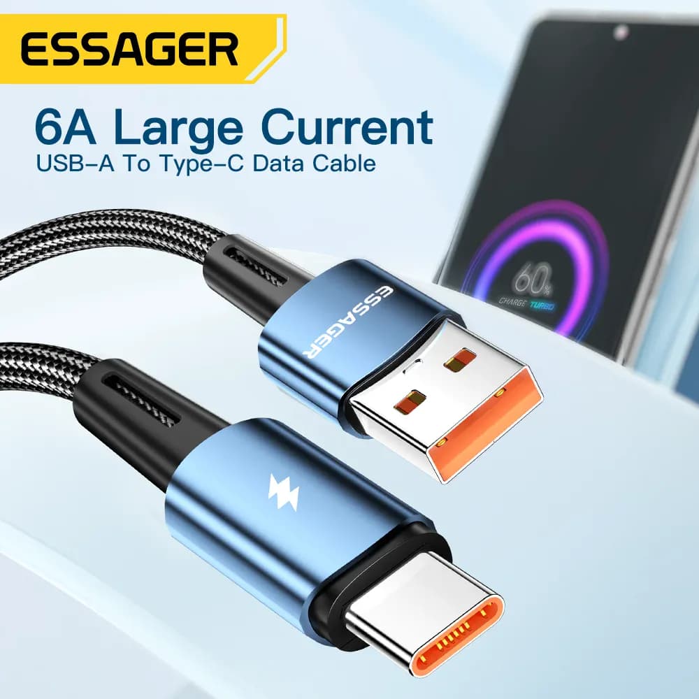 Essager 120W USB Type C câble pour Xiaomi 12Pro 6A pour