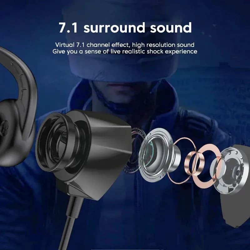 OLAF 3.5mm casque filaire casque de jeu basse stéréo Gamer