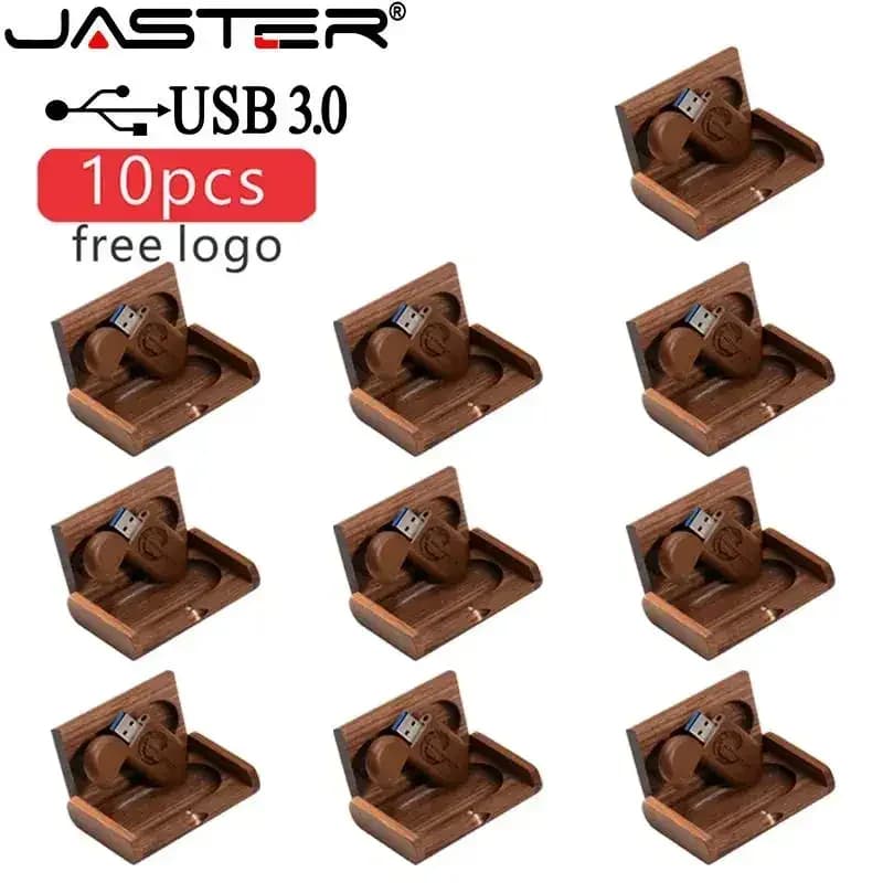 Clés USB 3.0 en bois personnalisables lot de 10