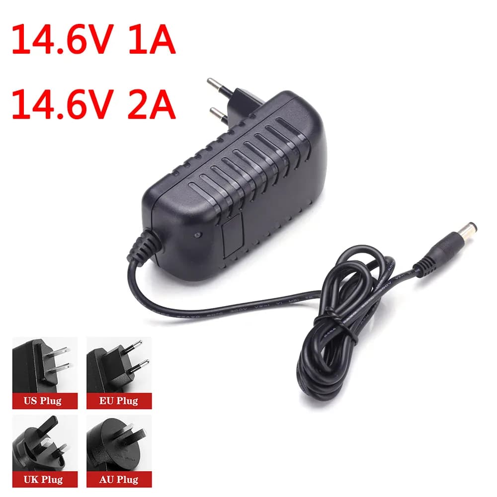 Chargeur LiFePO4 4S 14.6V 1A ou 2A intelligent