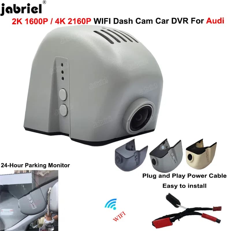 Caméra de tableau de bord 4K plug-and-play pour Audi