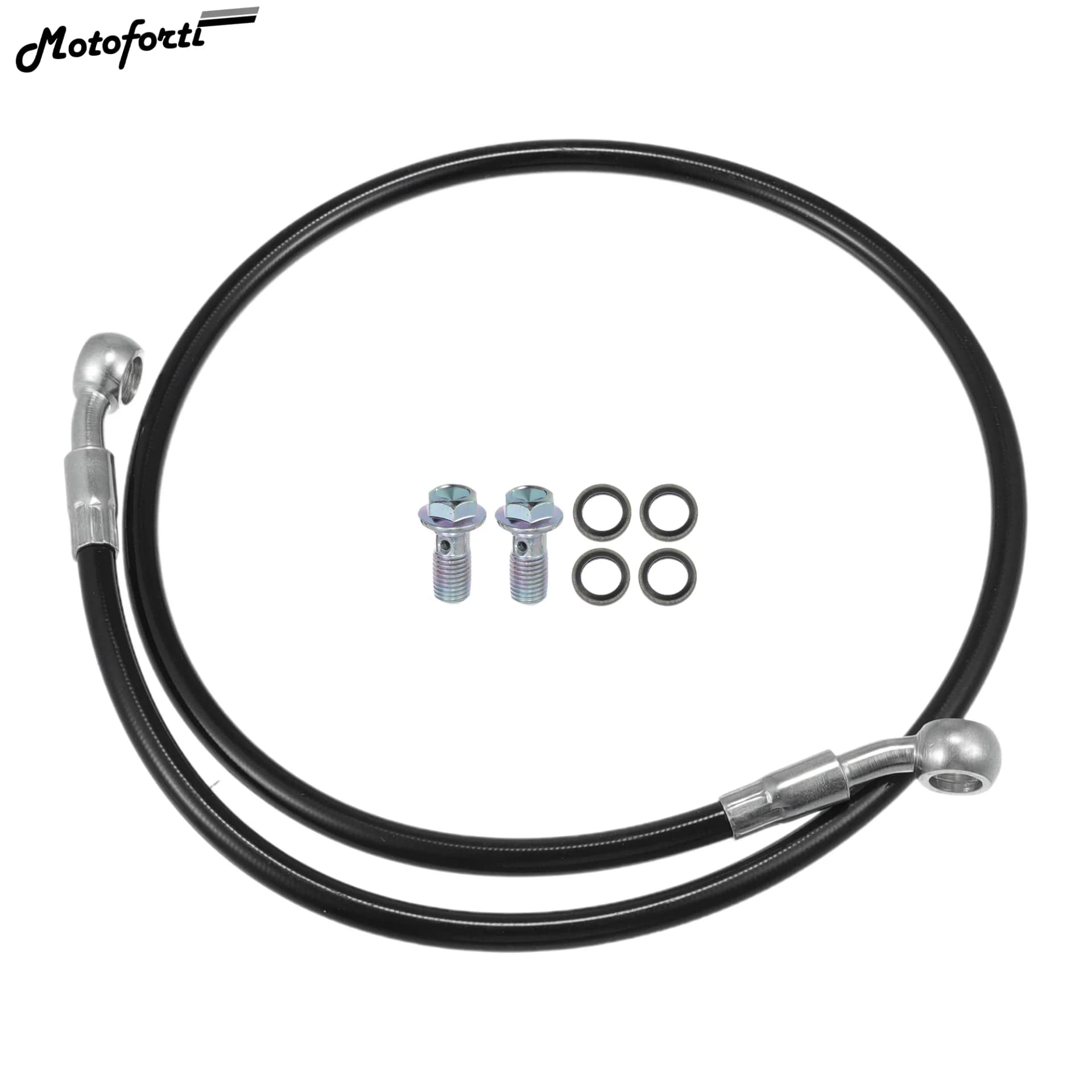 Durite de frein hydraulique moto en silicone et aluminium