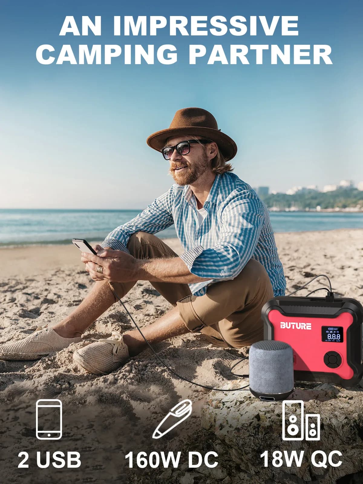 Buture-Compresseur d'air de démarrage pour voiture