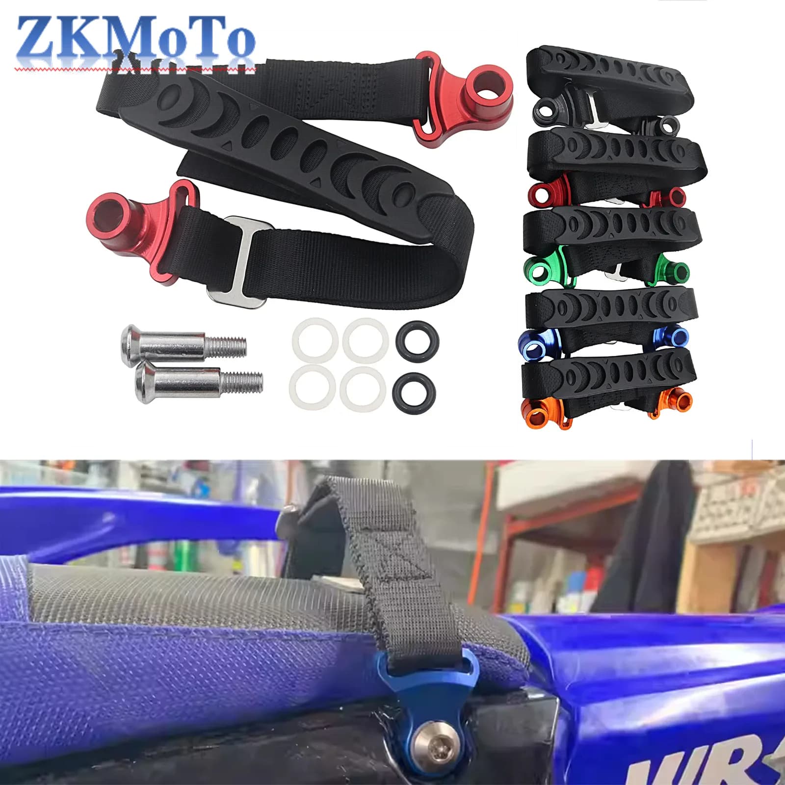 Ceinture de traction de sauvetage arrière CNC pour moto