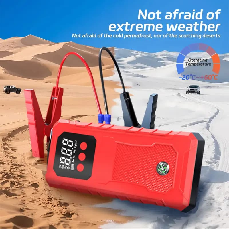 Démarreur de saut de voiture, batterie de voiture Portable