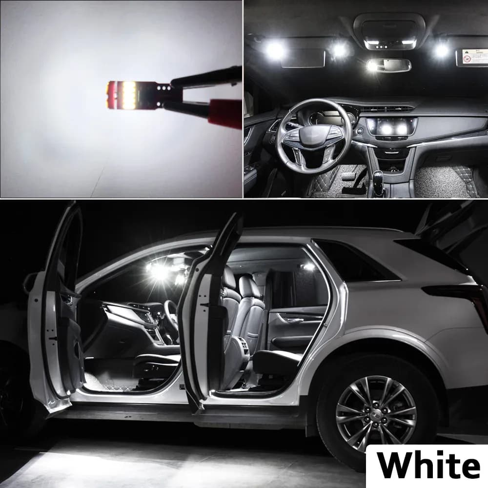 MDNG – Kit d'éclairage intérieur LED Canbus pour voiture