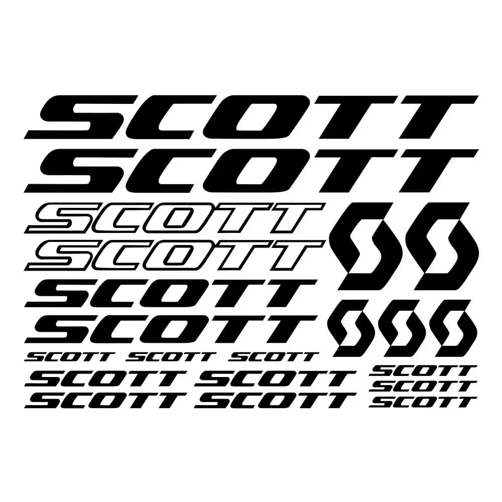 Autocollants de voiture pour vélo de Scott, décalcomanies