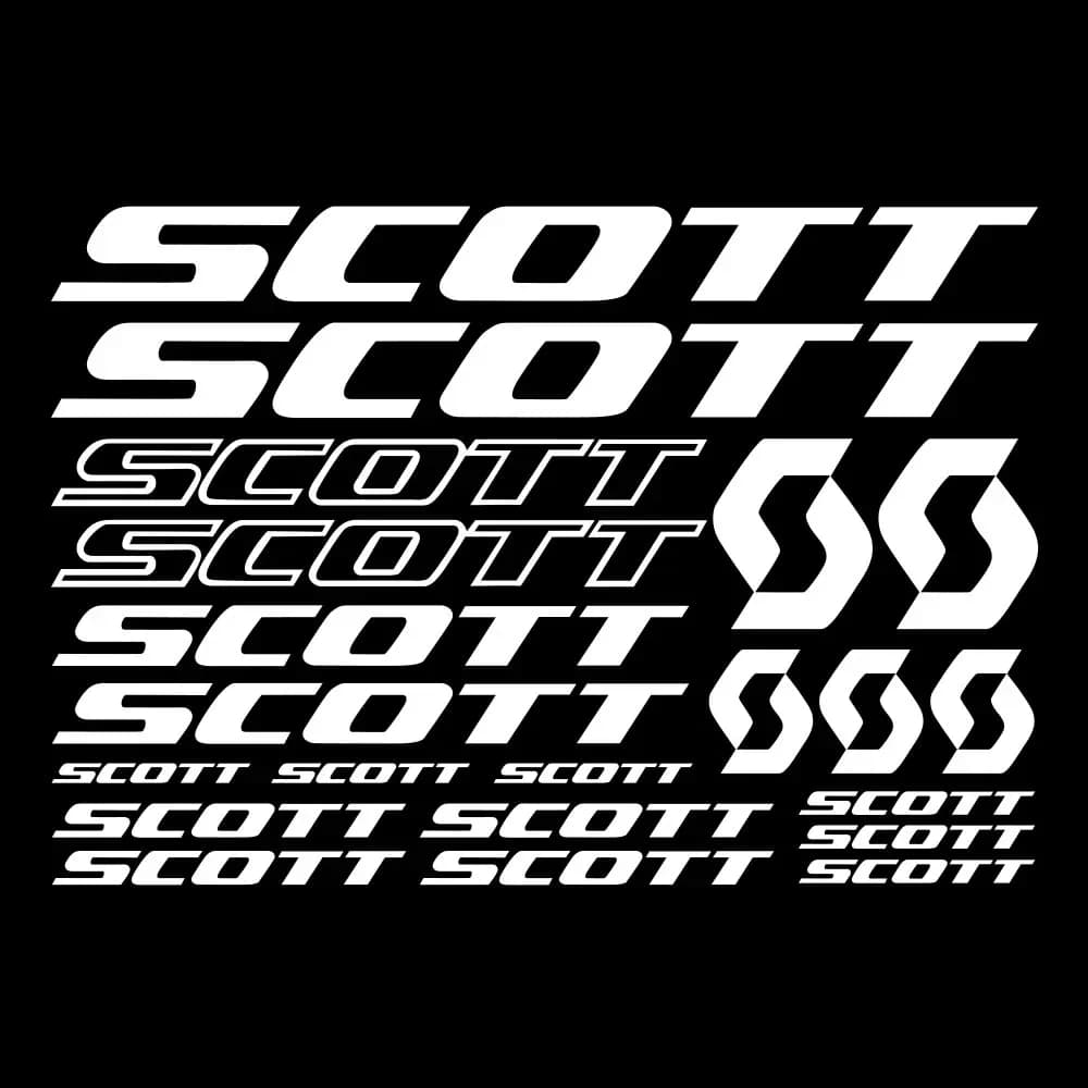 Autocollants de voiture pour vélo de Scott, décalcomanies