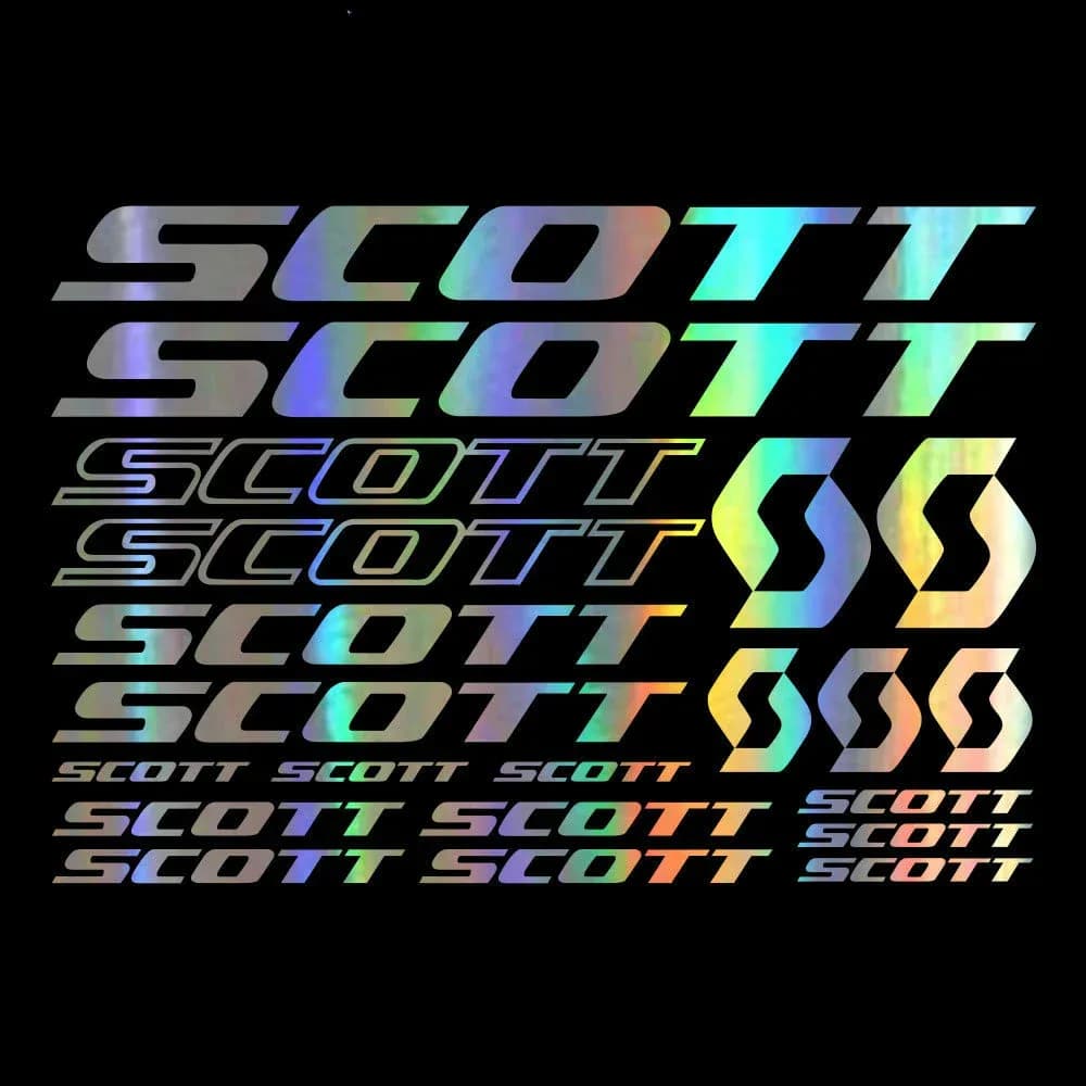 Autocollants de voiture pour vélo de Scott, décalcomanies