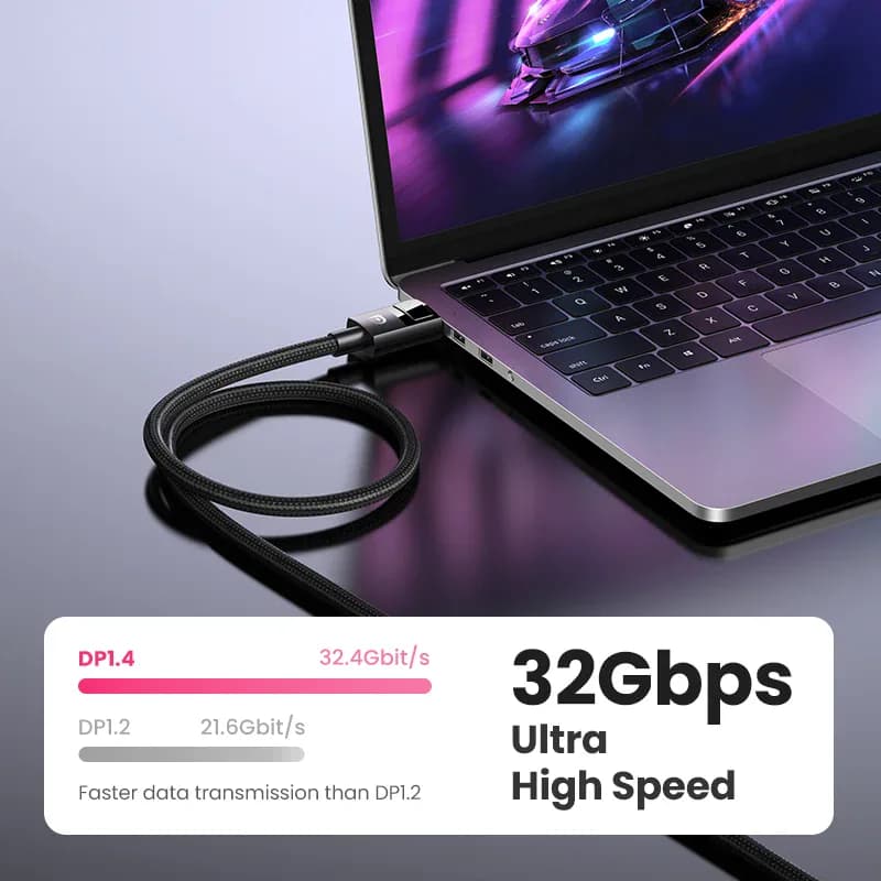 UGREEN 8K DisplayPort Câble pour TV Xiaomi 4K 144Hz DP 1.4