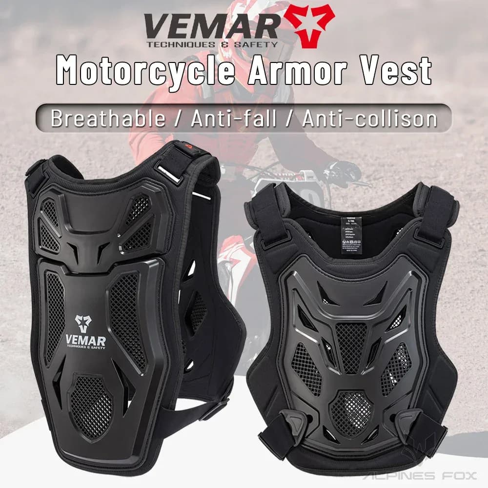 Gilet d'armure de motocross toutes saisons, protection du