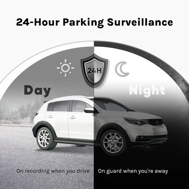 70mai-Caméra avant DVR de voiture avec vision nocturne