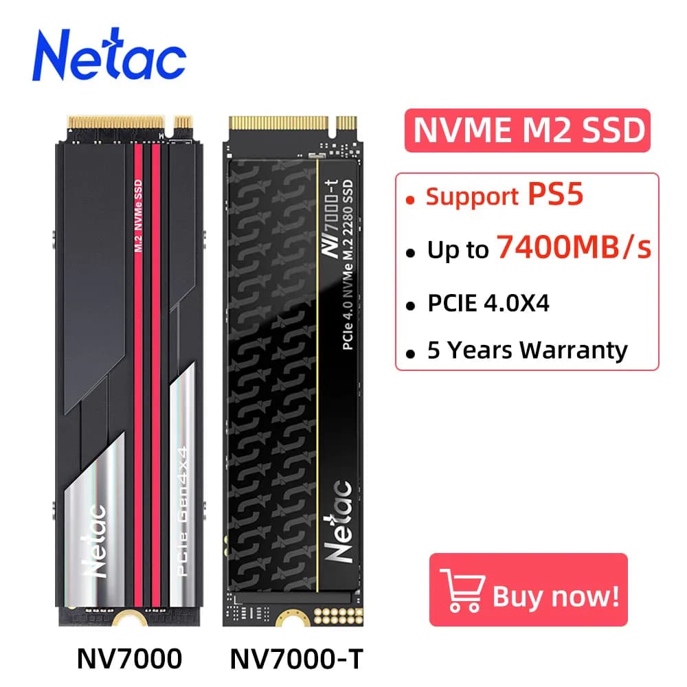SSD NVMe NV7000 M.2 PCIe 4.0 avec dissipateur