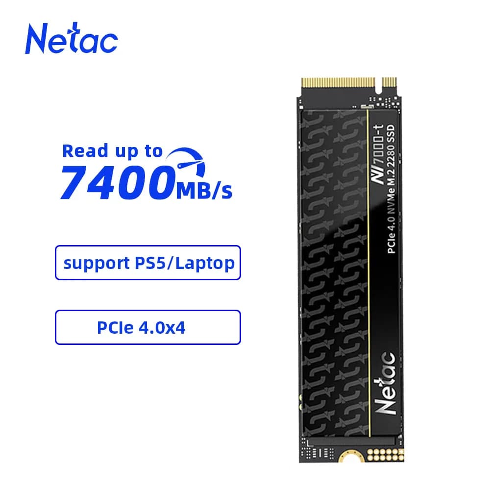 Netac SSD NVMe M.2 1 to 2 to 4 to M2 2280 PCIe 4.0x4 SSD