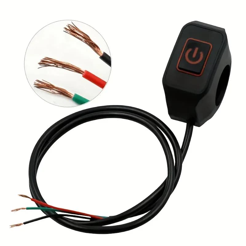 Bouton de commutation universel pour guidon de moto