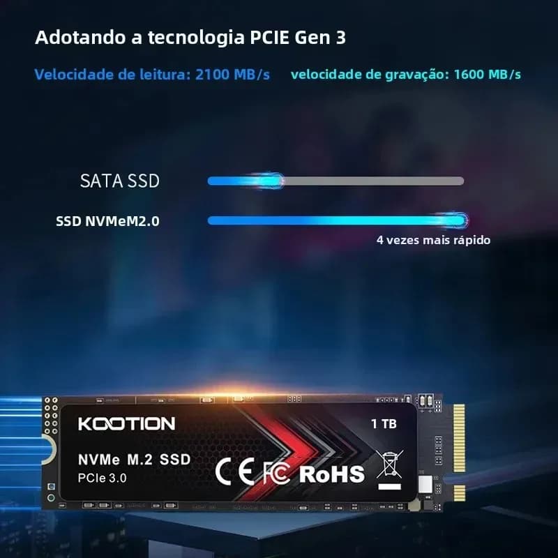 KOOTION-Disque dur interne SSD, NVcloser M.2
