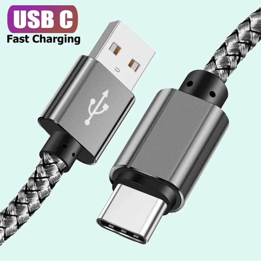 Câble de charge USB A vers Type C, chargeur rapide 2A