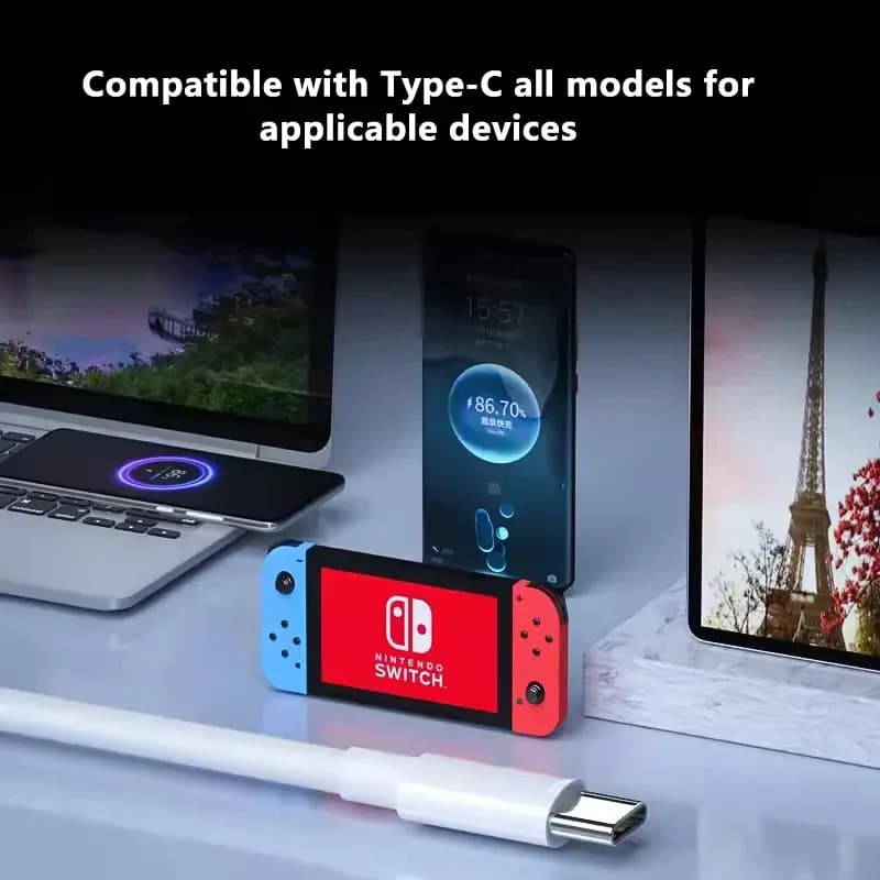 Câble PD 100W 60W USB C vers USB Type C, câble de Charge