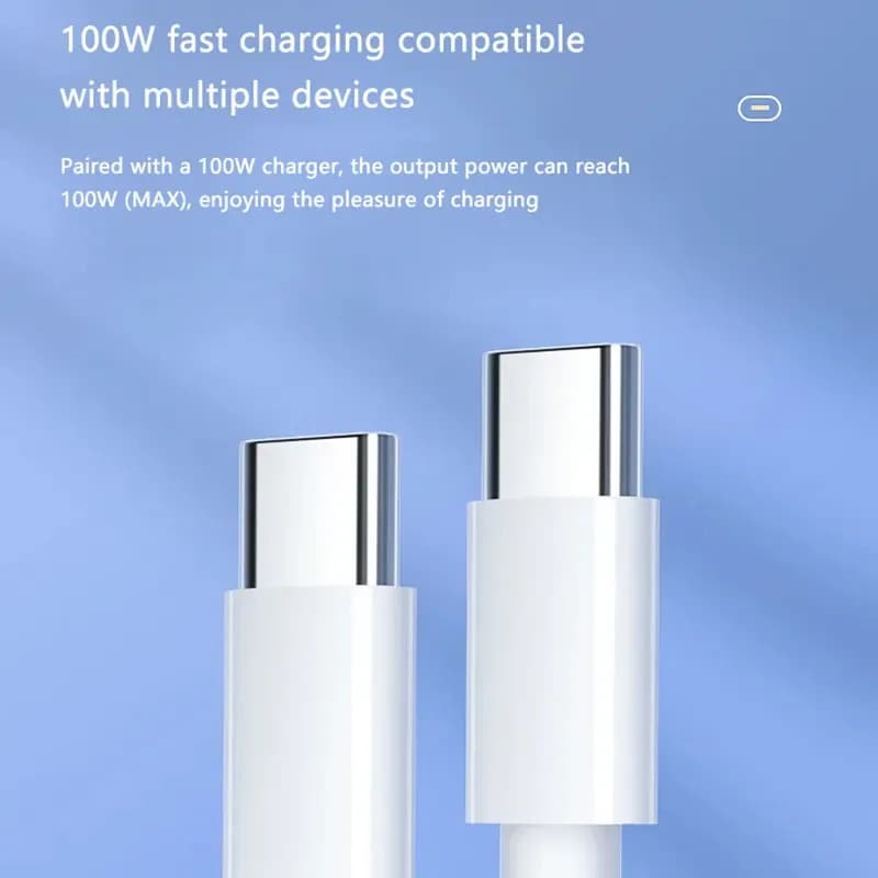 Câble PD 100W 60W USB C vers USB Type C, câble de Charge