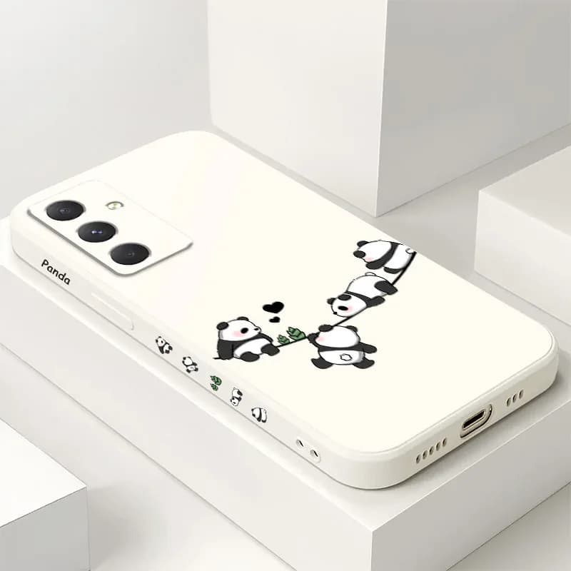 Coque de téléphone bébé Panda, étui pour Samsung Galaxy A56