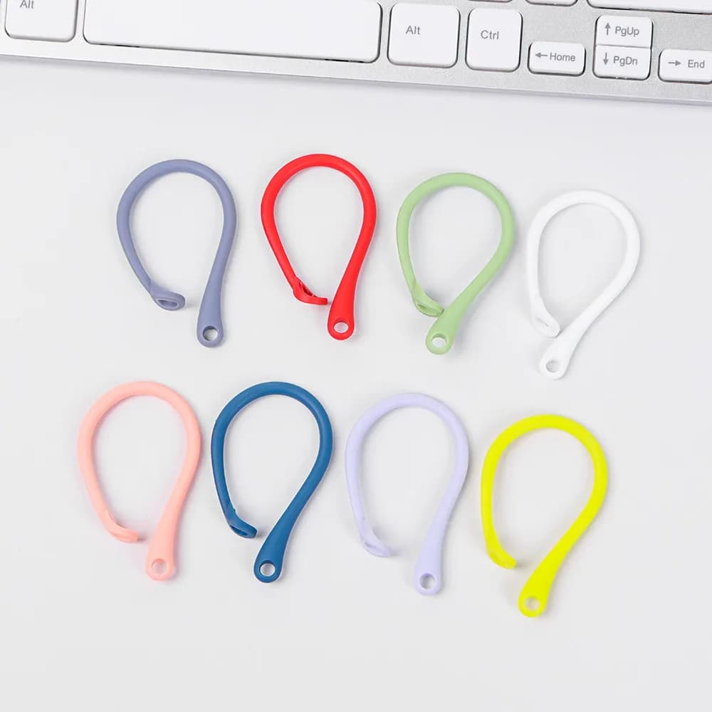 Crochet d'oreille anti-perte en silicone pour Apple AirPods