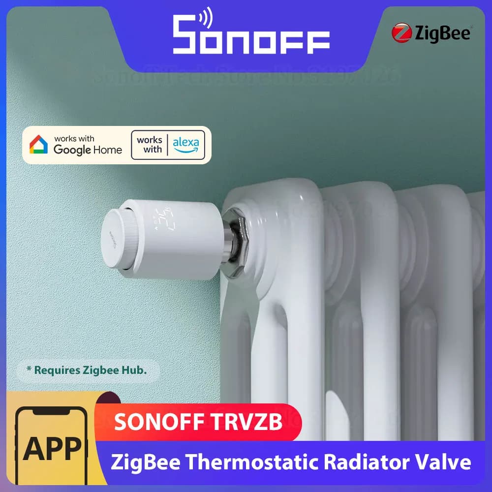 Vanne thermostatique connectée Zigbee TRVZB
