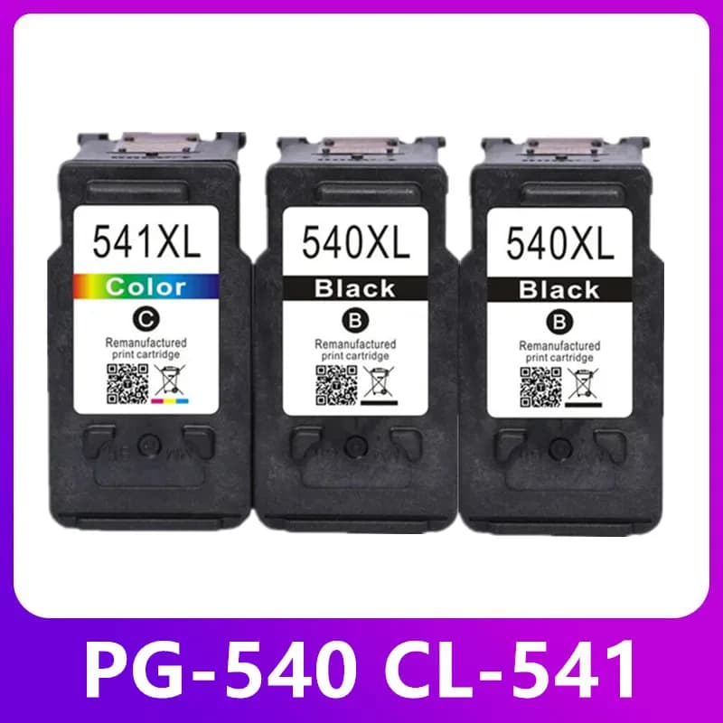 Cartouches d'encre compatibles Canon PG-540 et CL-541