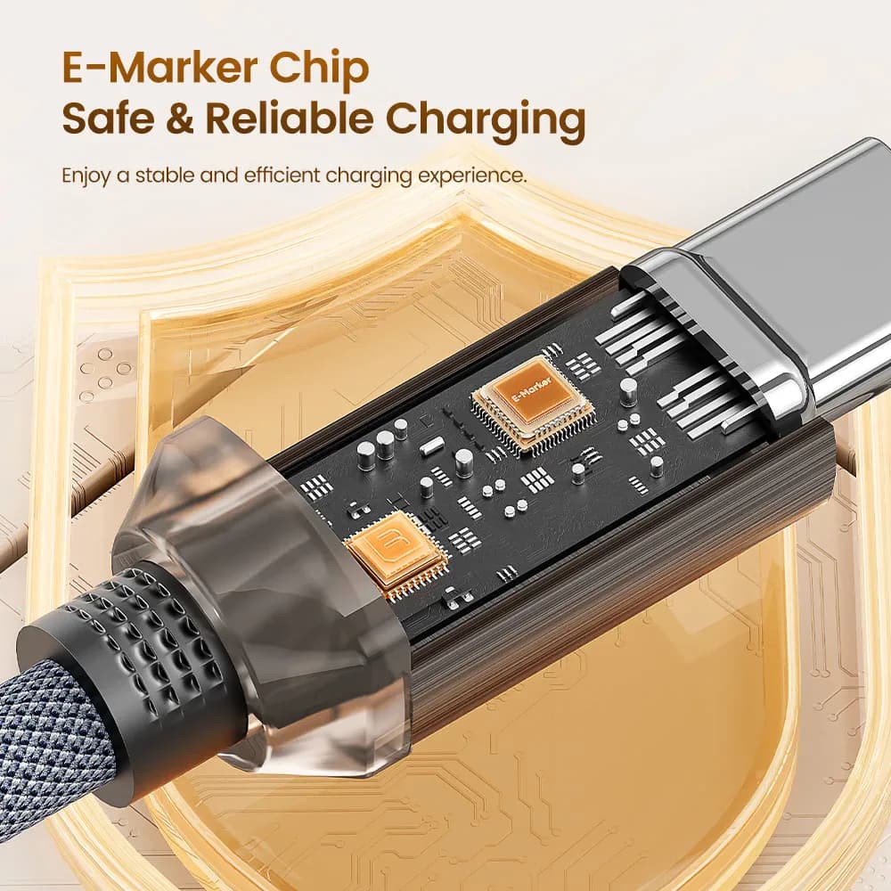 Toocki PD100W câble de charge rapide USB C à C pour iPhone