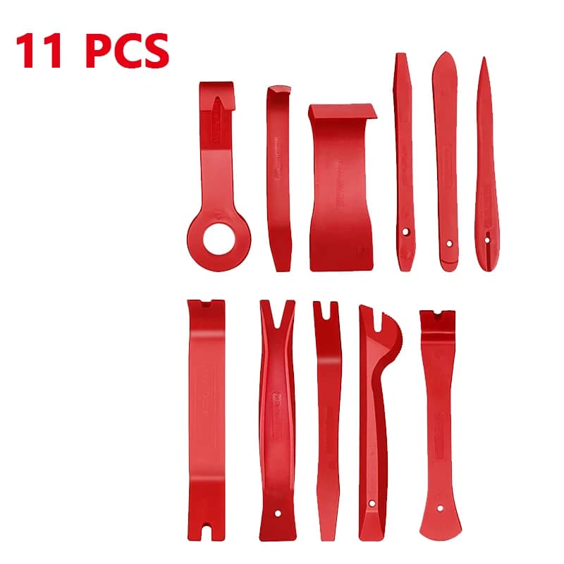 11 pièces Rouge
