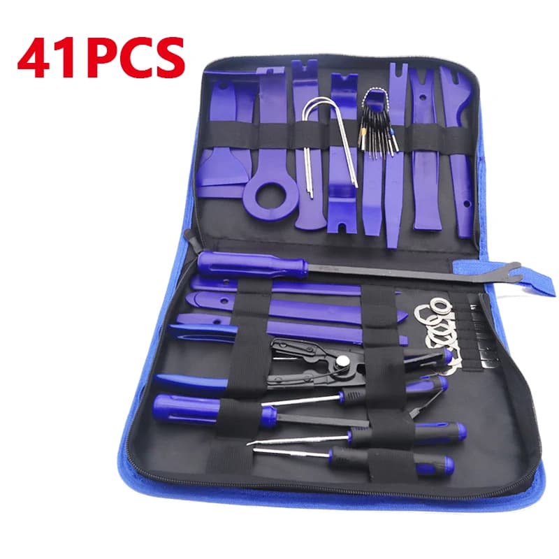 41 pièces Bleu