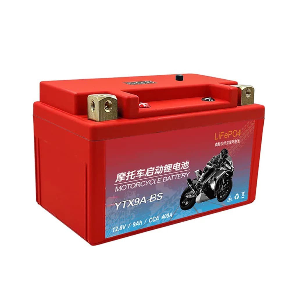 Batterie de moto LiFePO4 démarreur de Scooter 12.8V 5Ah 7Ah