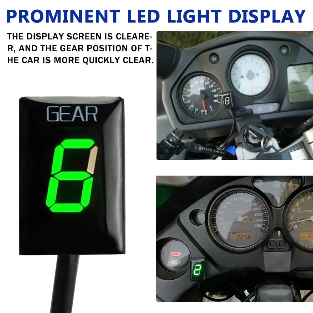 Compteur de vitesse étanche pour moto, indicateur de