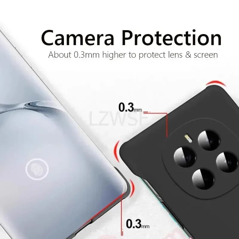 Coque de téléphone rigide mate sans cadre, étui antichoc
