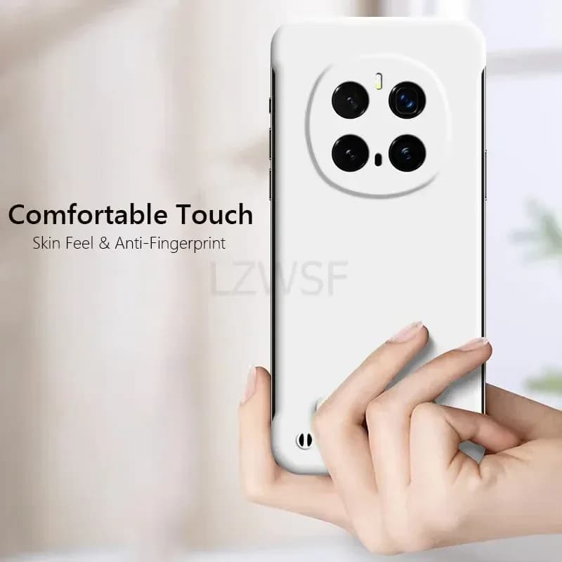 Coque de téléphone rigide mate sans cadre, étui antichoc