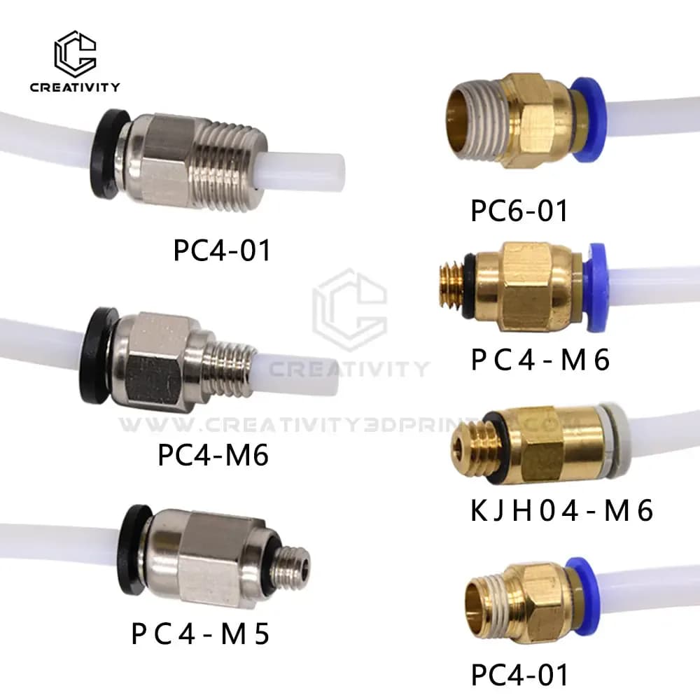 Créativité 3D PC4-M6 PC4-M5 PC4-01 PC6-01 connecteur droit