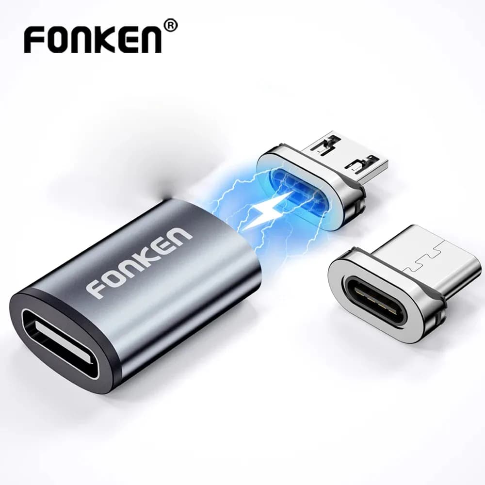 Câble USB C adaptateur magnétique Micro USB Type C