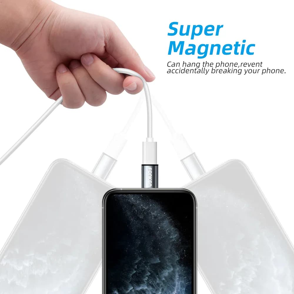 Câble USB C adaptateur magnétique Micro USB Type C