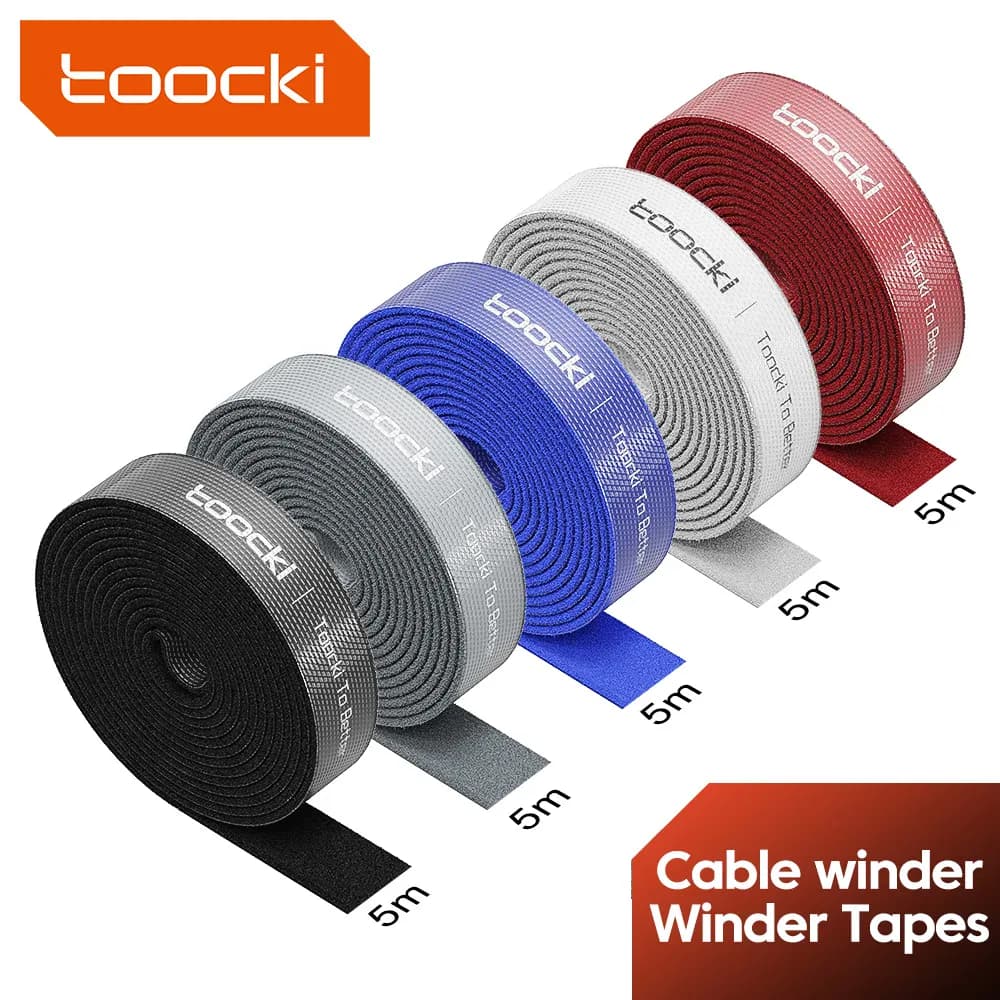 Ruban velcro range-câbles à découper en nylon