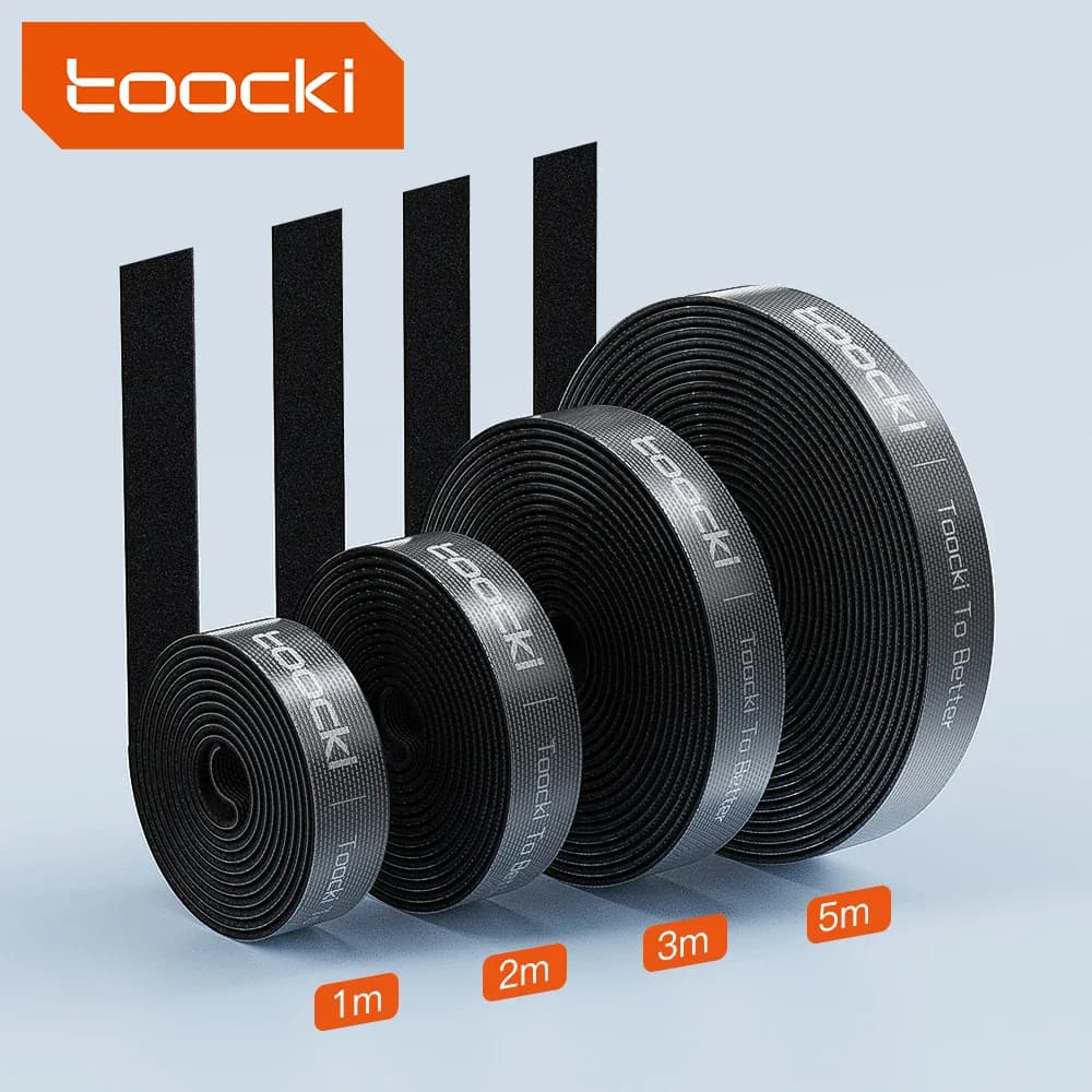 Toocki 3m 5m organisateur de câble enrouleur gestion sous