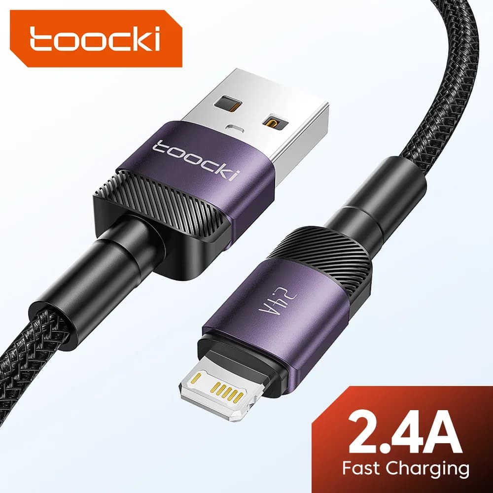 Toocki câble USB pour iPhone 14 13 12 Pro Max X XS XR 8 7