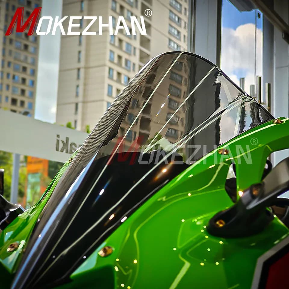 Nouveau pare-brise à Double bulle DEGIN pour Kawasaki Ninja