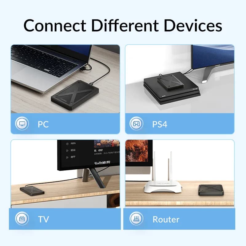 IDsonix 2.5 pouces boîtier de disque dur SATA SSD boîtier