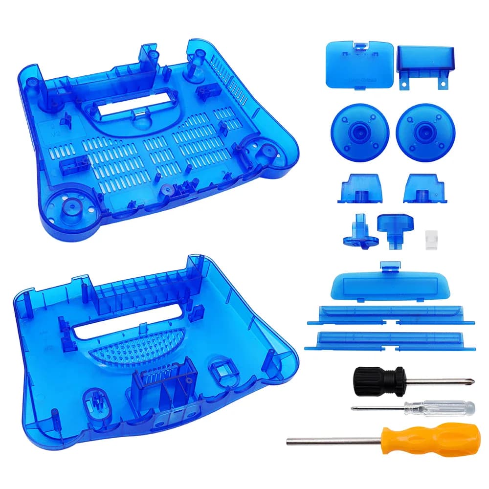 BitFunx coque en plastique de remplacement N64 boîtier