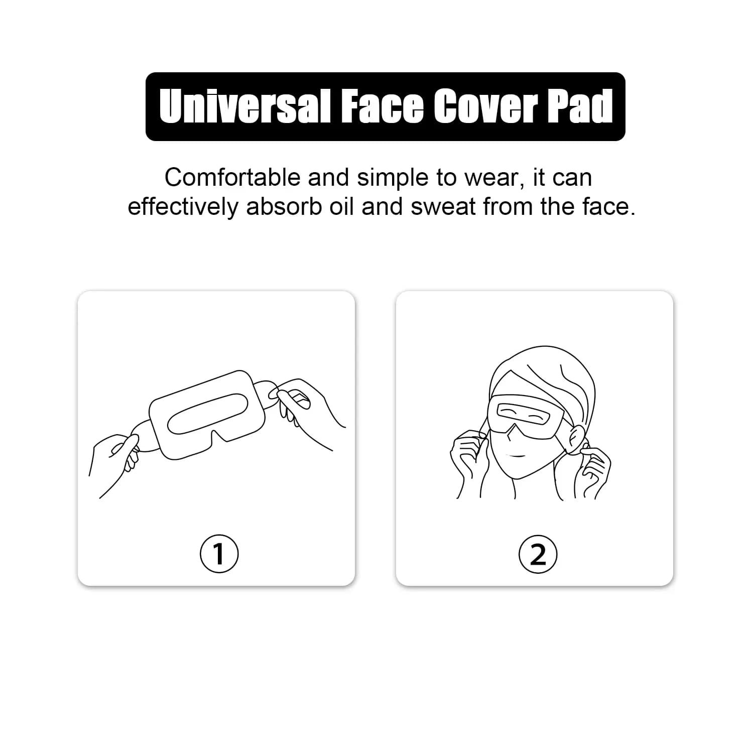 Masque pour les yeux VR jetable universel pour Quest 3 Pico